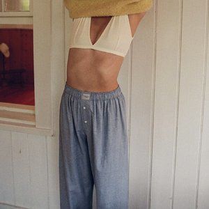 Comme Si La Boxer Alta, Grey Herringbone